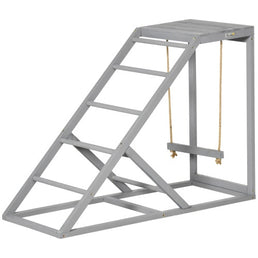 PawHut Chicken Activity Game – Swing Perch Set for Happy, Healthy Hens