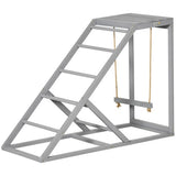 PawHut Chicken Activity Game – Swing Perch Set for Happy, Healthy Hens