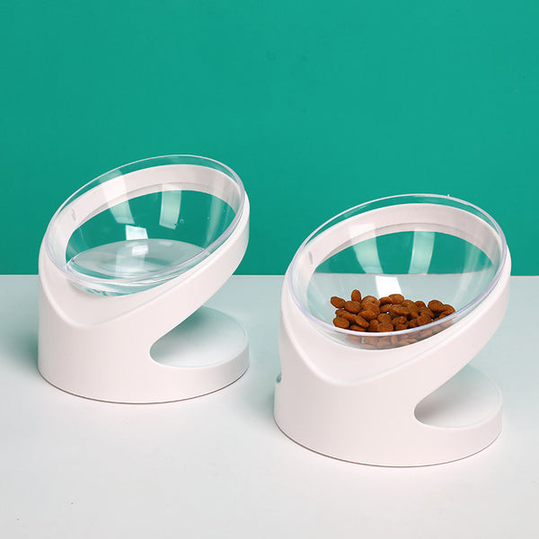 Cat Bowl with Diagonal Mouth