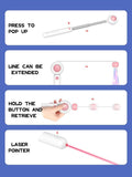 Cat Teaser Stick & Laser Pen