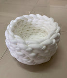 Round Plush Cat Bed