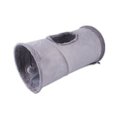 Packable Folding Suede Cat Tunnel Toy