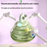 Four-Layer Turntable Cat Toy – Interactive Roller Track with Mint Ball