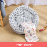 CozyNest Plush Pet Sofa Bed