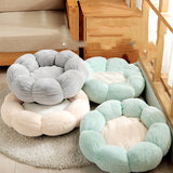 Flower-Shaped Soft Pet Bed