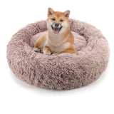 Plush Round Pet Bed – Soft & Warm