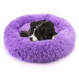 Plush Round Pet Bed – Soft & Warm
