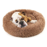 Plush Round Pet Bed – Soft & Warm