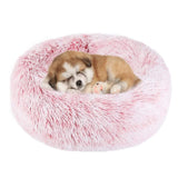 Plush Round Pet Bed – Soft & Warm