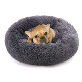Plush Round Pet Bed – Soft & Warm