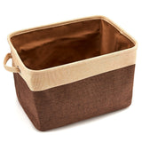 Linen Storage Basket – Japanese Style Organizer for Toys, Clothes & More