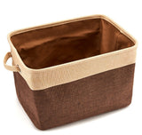 Linen Storage Basket – Japanese Style Organizer for Toys, Clothes & More