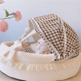Lattice Cradle Cat Bed – All-Season Comfort Nest