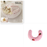 2-in-1 Round Plush Pet Bed – Warm & Cozy for Cats and Dogs