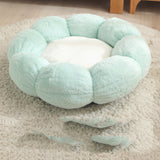 Flower-Shaped Soft Pet Bed