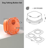 Dog Talking Buttons with Mat – Train Your Dog to Speak!