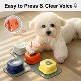 Dog Talking Buttons with Mat – Train Your Dog to Speak!