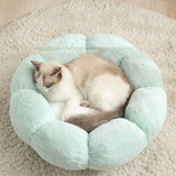 Flower-Shaped Soft Pet Bed