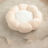 Flower-Shaped Soft Pet Bed