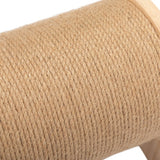 360° Wooden Cat Scratching Post with Bells – Natural Jute & Sisal Toy