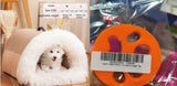 Portable Spliced Plush Pet Nest