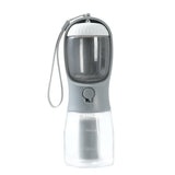 3-in-1 Portable Dog Water Bottle with Food Container & Waste Bag Dispenser