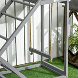 PawHut Chicken Activity Game – Swing Perch Set for Happy, Healthy Hens