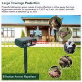 Solar Ultrasonic Animal Repeller – Eco-Friendly Pest & Animal Deterrent