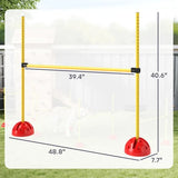 4-Piece Dog Agility Training Course – Portable and Adjustable