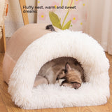 Portable Spliced Plush Pet Nest