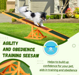 Wooden Dog Agility Seesaw