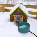 74.4oz Heated Pet Water Bowl