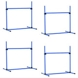 PawHut 4-Piece Dog Agility Training Set with Adjustable Jump Bars & Carry Bag