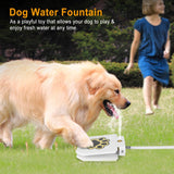 Step-On Outdoor Dog Water Fountain