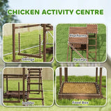 Chicken Activity Shelf – Multi-Level Roosting & Play Station