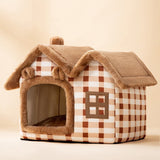 Foldable Enclosed Pet Bed