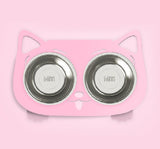Anti-Falling Cat & Dog Feeding Water Bowl