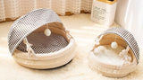 Lattice Cradle Cat Bed – All-Season Comfort Nest
