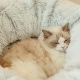 Cat Tunnel Nest – Soft Plush Tunnel Bed for All Seasons