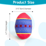 Egg Squeaky Dog Toy