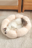 Flower-Shaped Soft Pet Bed