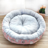 Round Cotton-Padded Pet Bed – Soft Nest