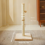 Durable Sisal Cat Scratching Post with Hanging Ball Toys