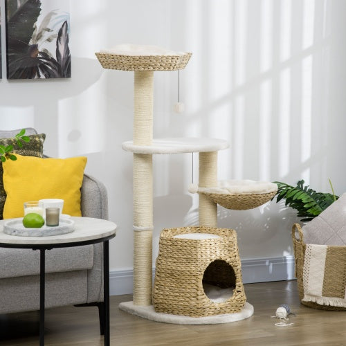 Cat Tree Activity Center – Multi-Level Cat Tower with Sisal Posts, Condo, Bed & Toys