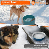 74.4oz Heated Pet Water Bowl