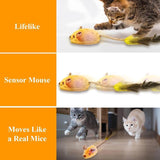 Interactive LED Cat Toy Mouse