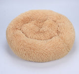 Plush Round Pet Bed – Soft & Warm