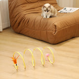 Foldable Mouse Tunnel Cat Toy Set