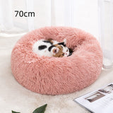 Washable Plush Donut Pet Bed