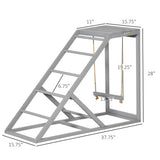 PawHut Chicken Activity Game – Swing Perch Set for Happy, Healthy Hens